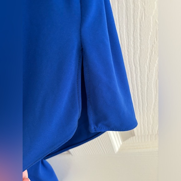 SCAPA Lauren Perre Assymetrical Blue Blouse, Fits Medium-Large - Picture 6 of 7